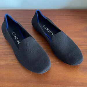 Rothy's Black and Blue Loafers